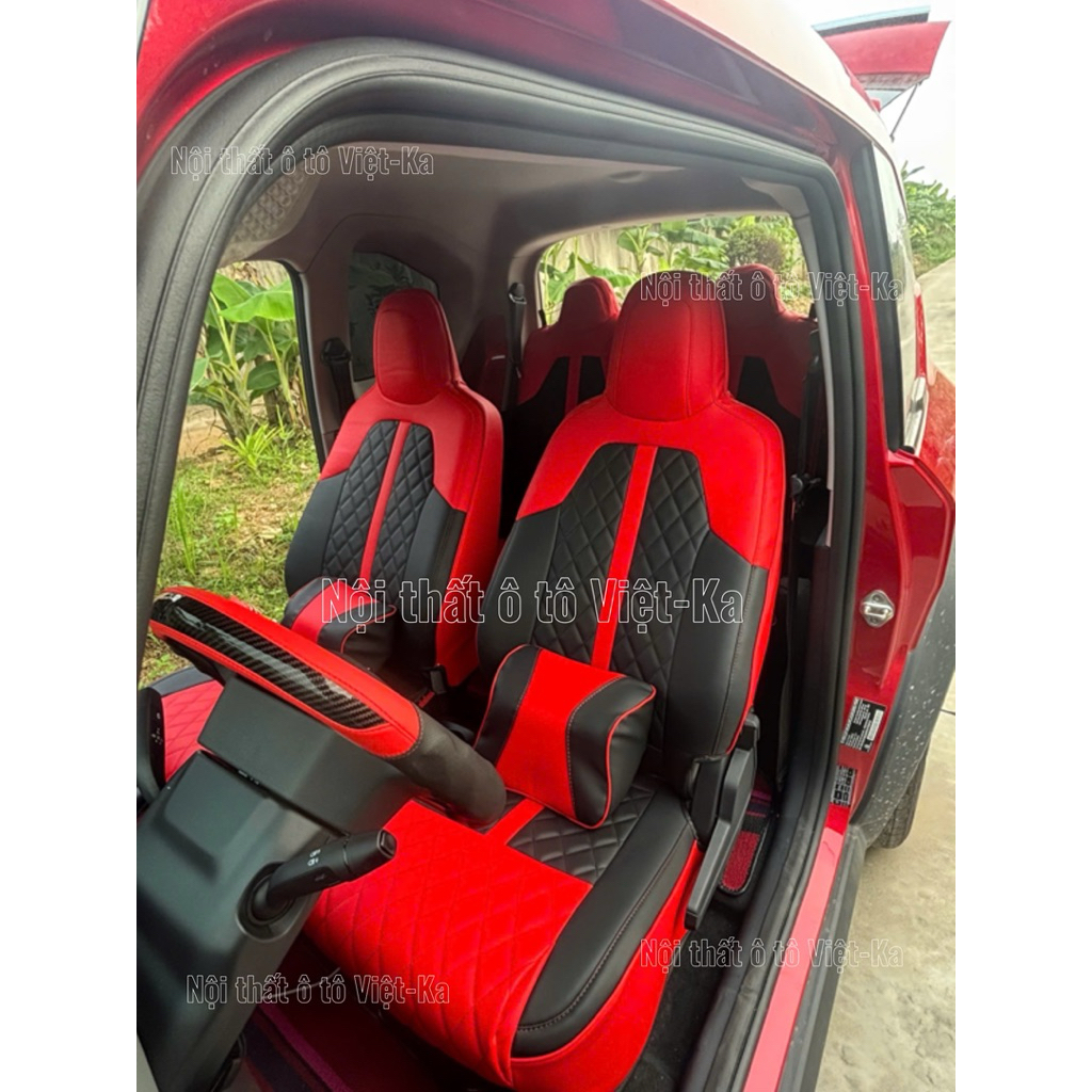Áo ghế VF3 trùm kín 2 hàng ghế