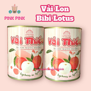 [ THÙNG 12 LON 565G ] VẢI NGÂM ĐƯỜNG BIBI Lotus