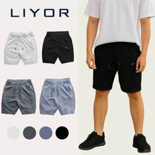  Quần Ngắn Nam LIYOR Quần Thun chất thun mắt dệt hình thoi mặc thoáng mát chữ kiểu thêu tỉ mỉ QTT015 