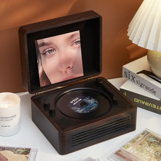 Middix Máy Nghe Nhạc CD Có Loa Cho Kpop Retro Bluetooth Stereo Máy Nghe Nhạc Di Động Tích Hợp Pin Aux Đầu Vào/Đầu Ra DVD