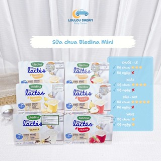 Sữa chua Bledina Pháp Mini Lactes đủ 7 vị