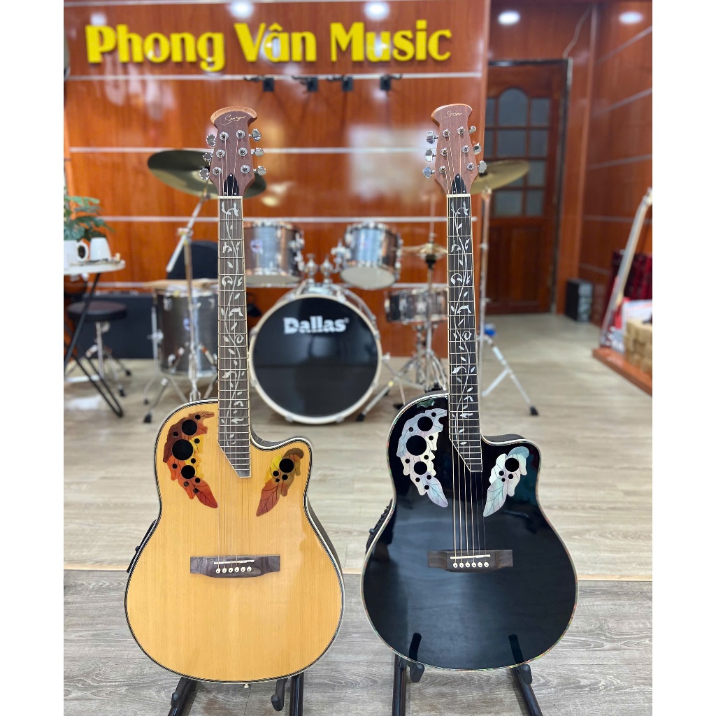 Đàn Guitar acoustic ovation chard Smiger có EQ