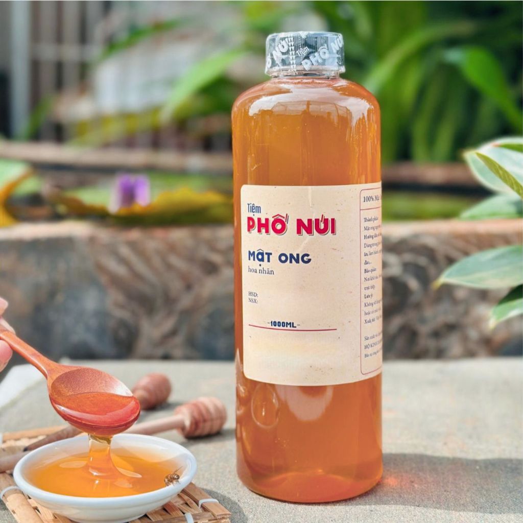 Mật Ong Hoa Nhãn 1000ML - Tiệm Phố Núi