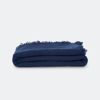Chăn hè, chăn sofa Everon gọn nhẹ, mềm mại, thoáng khí, nhiều kích thước (Chăn Throw, Chăn Cotton Muslin)