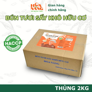  Bún tươi hữu cơ Hoa Nắng sấy khô thùng 2kg 