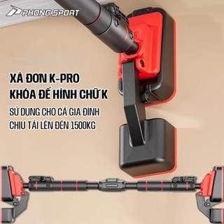 Xà đơn K-PRO gắn cửa gắn tường chịu tải 1.5 tấn, tích hợp khóa an toàn công nghệ mới 2025 - PHONGSPORT