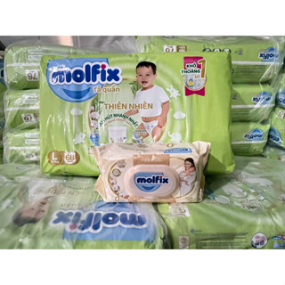 Tã bỉm Quần/Dán Molfix Organic Size S-M-L-XL Dành Cho Bé