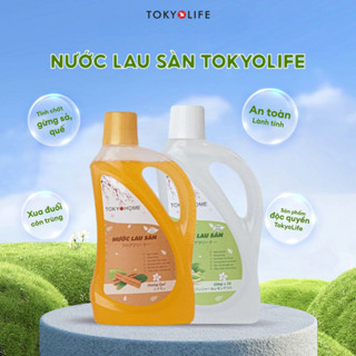 Nước lau sàn thiên nhiên TOKYOLIFE 950ml an toàn lành tính, hương quế, gừng sả