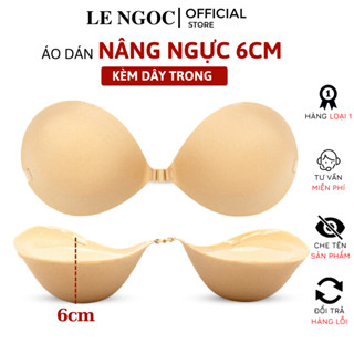 Áo Dán Nâng Ngực Đệm Dày 6cm Giúp Tạo Khe Cho Vòng 1 Căng Tròn Lê Ngọc 322