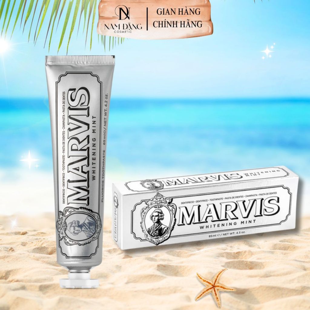 Kem Đánh Răng Marvis Whitening Mint