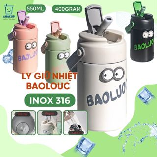 Bình Nước Giữ Nhiệt,Ly Giữ Nhiệt Có Lọc DETOX thể tích 550ML, có ống hút, nhỏ gọn, tiện  (BN89)