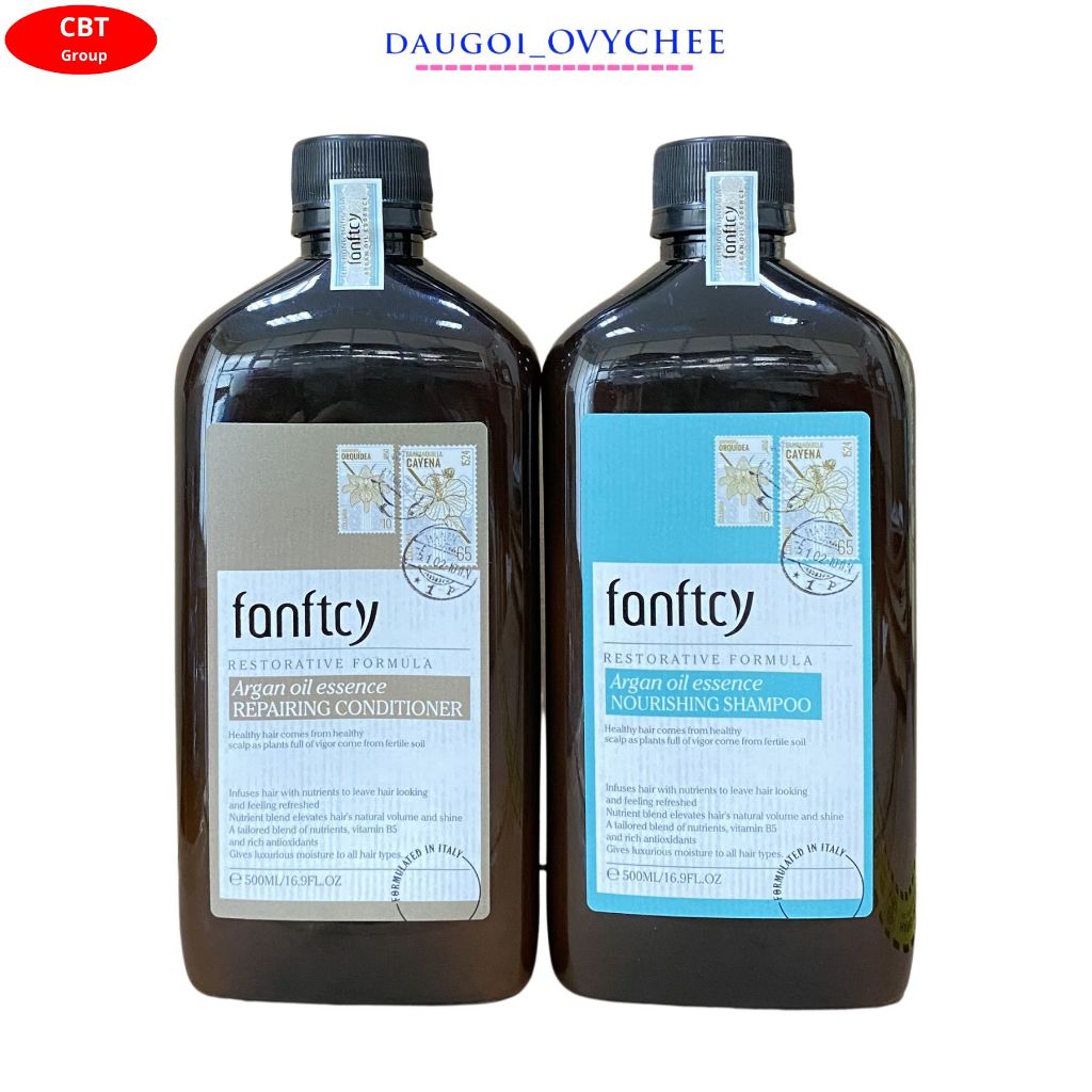 Dầu Gội Dầu Xả FANFTCY 500ml Argan Oil