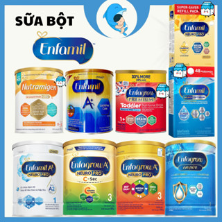 Sữa công thức Enfa A2, Enfa A+, C- Sec  1,2,3 lon 350g/400g/800g/830g MECAHEO