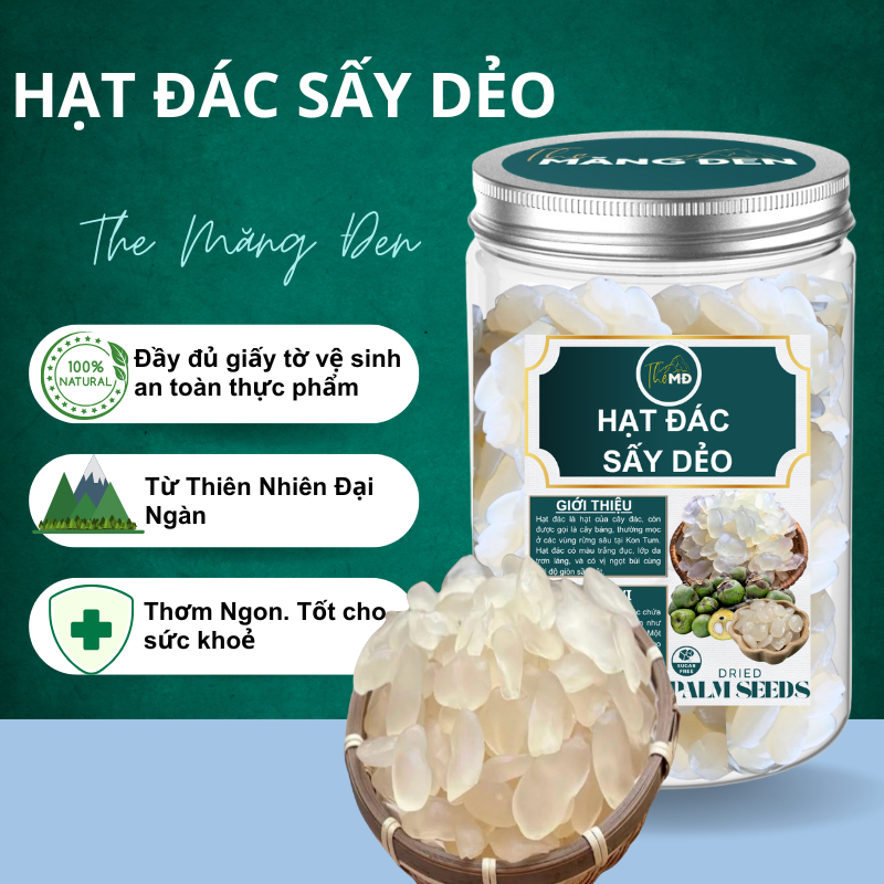 Hạt Đác Sấy Dẻo Nguyên Vị Ngọt Thanh Tự Nhiên Dai Sừn Sựt Dẻo Ngon Đặc Sản The Măng Đen