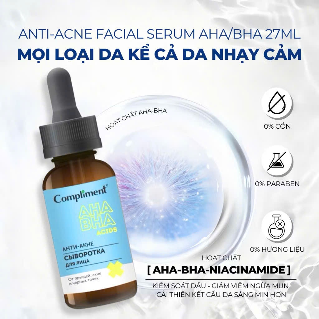 Serum Dưỡng Da Compliment Niacinamide 10% 27ml Kiềm Dầu, Giảm Thâm Mụn Sáng Da | BigBuy360 - bigbuy360.vn