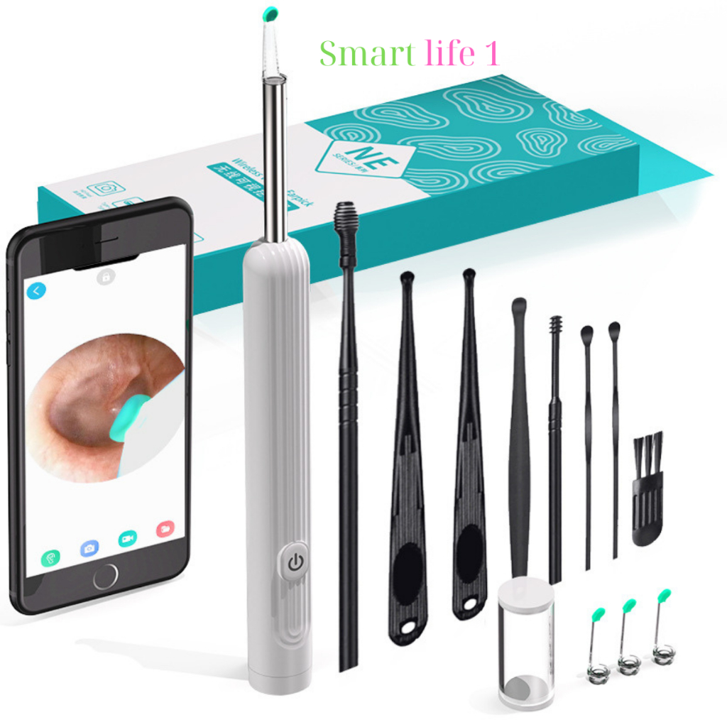 Dụng Cụ Lấy Ráy Tai Thông Minh NE3 Có Camera Nội Soi Đa Năng Tích Hợp LED Thích Với Androi, iOS