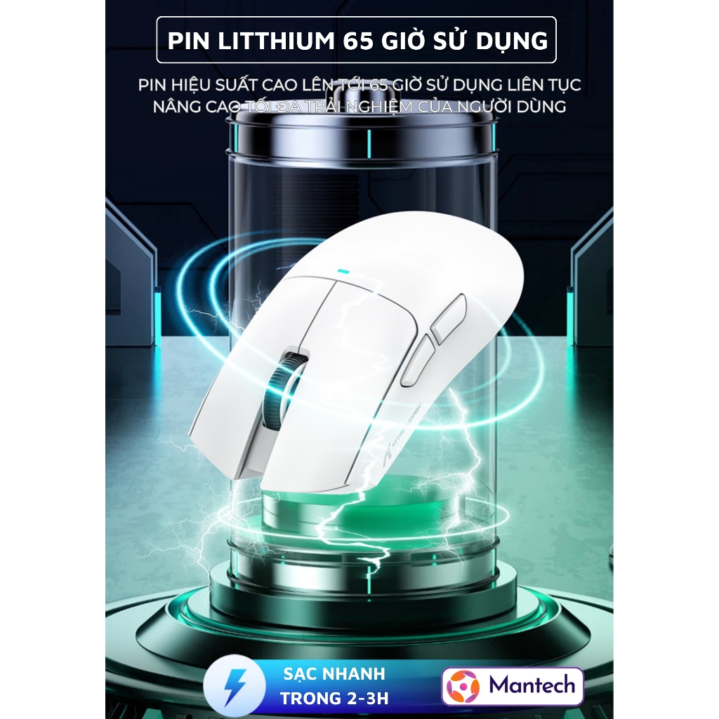 Chuột Gaming Attack Shark X11SE - Siêu Nhẹ, 3 Chế Độ Kết Nối, Cảm Biến Chính Xác DPI 22000, Pin 65H | BigBuy360 - bigbuy360.vn