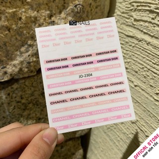Sticker dán móng nhiều hình dáng cute