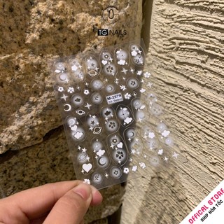Sticker dán móng nhiều hình dáng cute