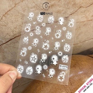 Sticker dán móng nhiều hình dáng cute