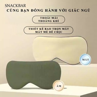 Mặt Nạ Ngủ 2 Mặt Đổi Màu SNACKBAR, Tấm Bịt Mắt Che Mắt Ngủ, Bịt Mắt Ngủ Văn Phòng, Du Lịch