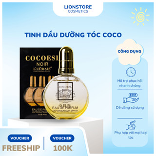  Tinh dầu dưỡng tóc thơm lâu dành cho tóc uốn xoăn tốt nhất Coco Noir 80ml chuẩn hàng công ty chuẩn loại 1 