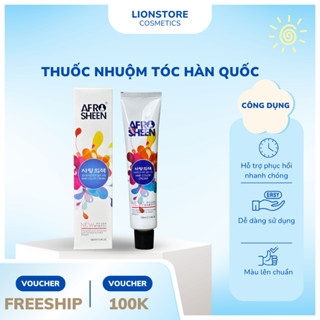 Thuốc nhuộm tóc HÀN QUỐC 100ml sỉ SALON màu lên màu bóng đẹp không kèm oxy