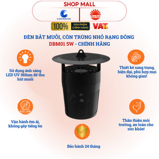 [HỎA TỐC] Đèn bắt muỗi, côn trùng nhỏ Rạng Đông DBM01 - Công suất 5W - Chính hãng