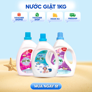  Nước Giặt Xả MORI Can 1Kg Nước Giặt Đậm Đặc Hương Nước Hoa_MR005 