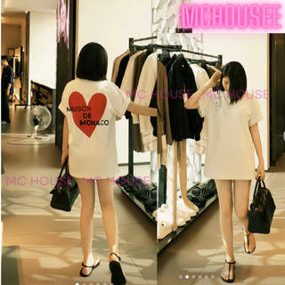 [Mẫu Mới] Áo Thun Trái Tim Monaco Dễ Thương Siêu Đẹp Dành Cho Nam Nữ. Áo Phông Đôi Vải Cao Cấp MC House