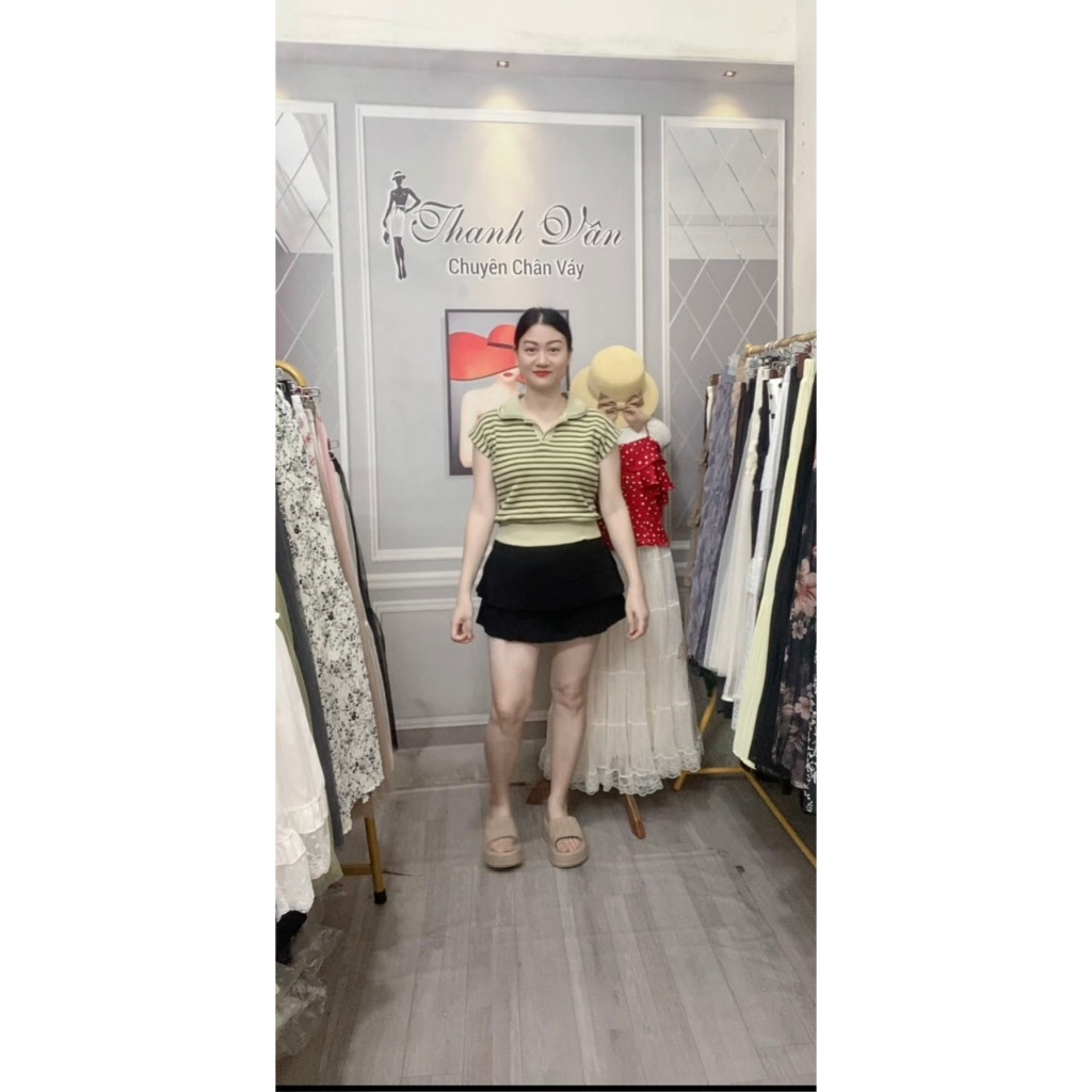 Chân váy ngắn, dáng xoè tầng xinh xắn TV417 (loại đẹp) | BigBuy360 - bigbuy360.vn