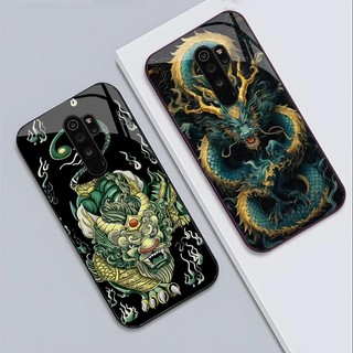 Ốp Lưng Xiaomi Redmi 9, Redmi Note 8 Pro Lưng kính cường lực Sáng Bóng
