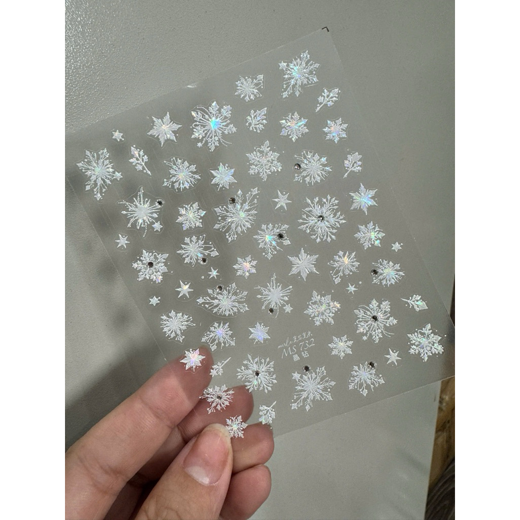 Sticker lụa 5D - Noel