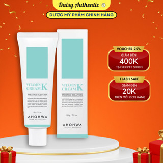   Công ty  Kem Dưỡng AHOHWA Vitamin K Cream 80g - Hỗ trợ phục hồi giảm đỏ da nhạy cảm giãn mao mạch 