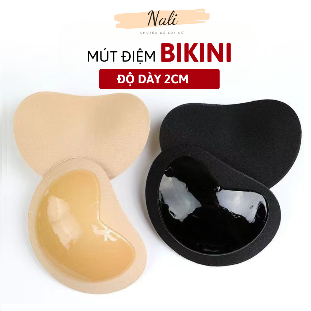 Miếng Dán Độn Ngực Hình Trái Tim Dán Trong Bikini Đồ Bơi Áo Bra Siêu Nâng Siêu Dính NL005