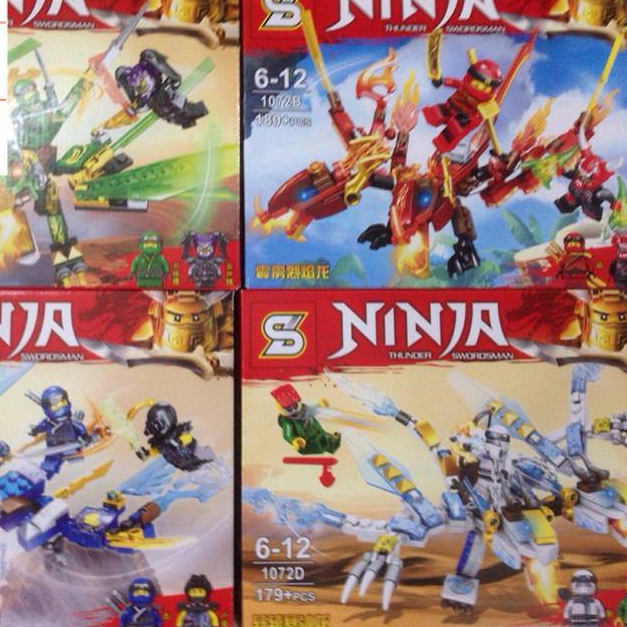 Lắp ráp xếp hình Ninjago 1072 : Rồng