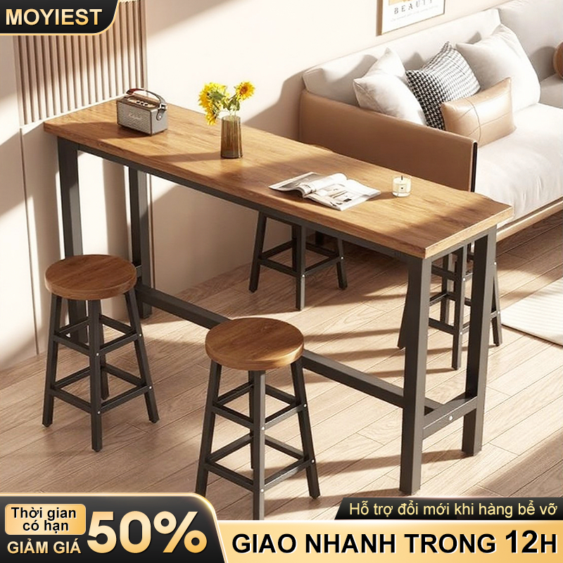MY Bàn dài Nhiều kích cỡ đa năng sử dụng làm bàn làm việc và quầy bar thiết kế hiện đại và chắc chắn | BigBuy360 - bigbuy360.vn
