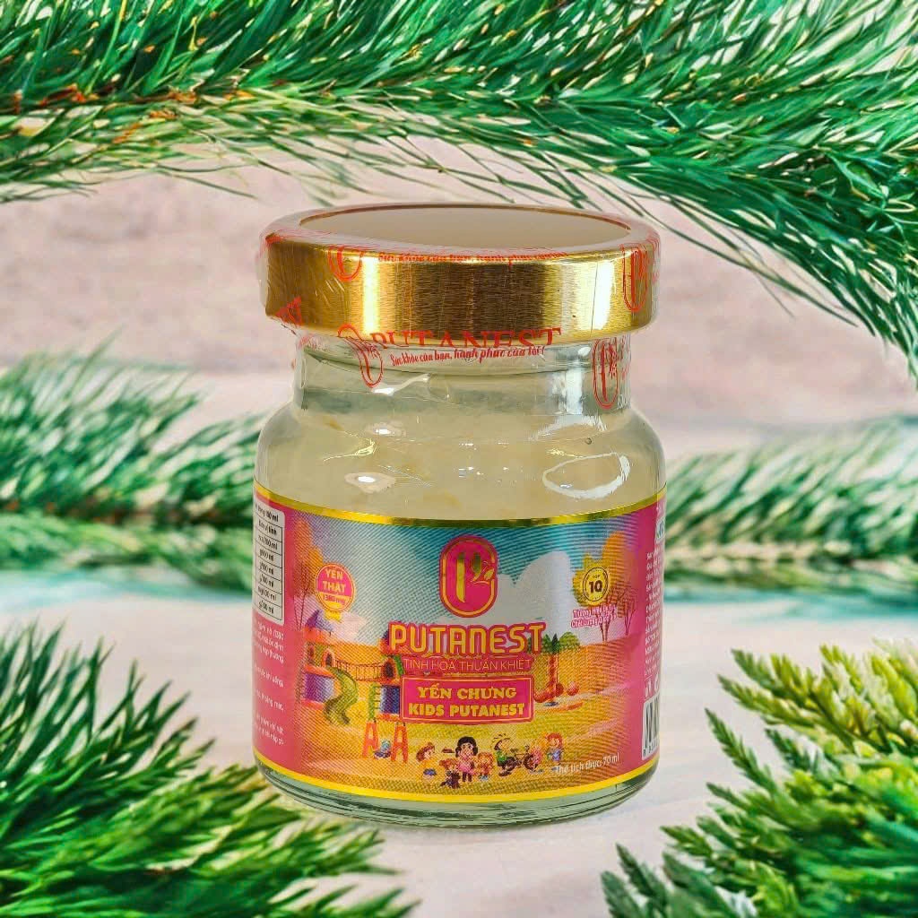 Yến chưng sẵn cho bé PUTANEST 1380 mg/ 70 ml - tăng đề kháng cho bé, bổ sung lysine cho bé