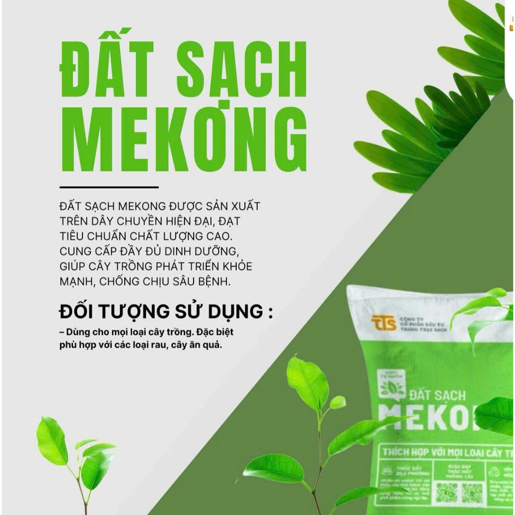 ĐẤT SẠCH MEKONG 20dm, 50dm