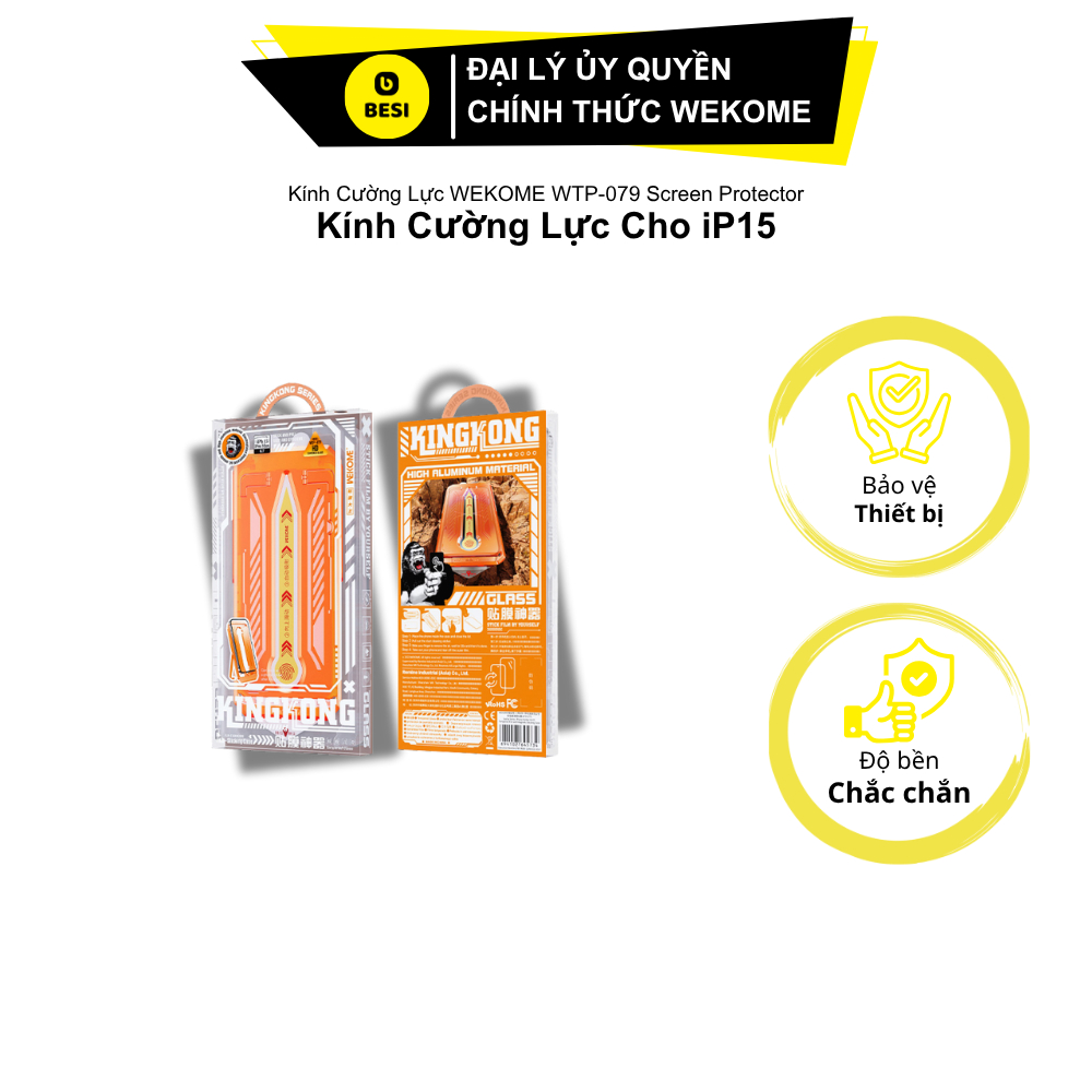 Kính Cường Lực WEKOME WTP-079 Screen Protector