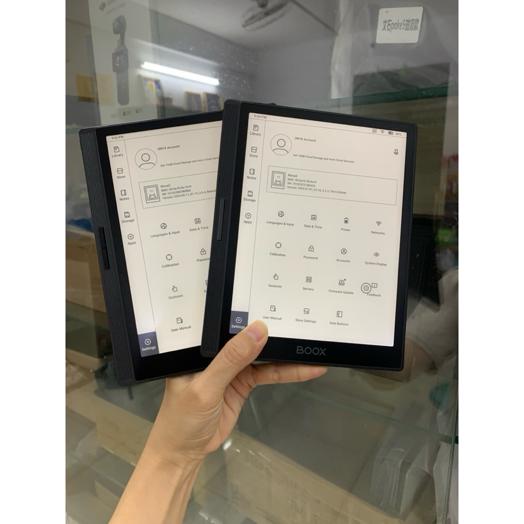 MÁY ĐỌC SÁCH BOOX NOVA 5 LIKE NEW
