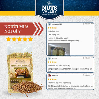 Hạt Kiều Mạch tam giác mạch – Nguyên Chất, Giàu Protein, Eat Clean, Buckwheat, The Nuts Valley