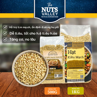 Hạt Kiều Mạch tam giác mạch – Nguyên Chất, Giàu Protein, Eat Clean, Buckwheat, The Nuts Valley