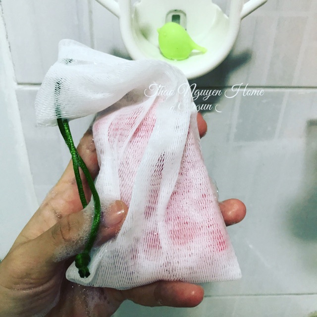 Túi lưới tạo bọt xà phòng