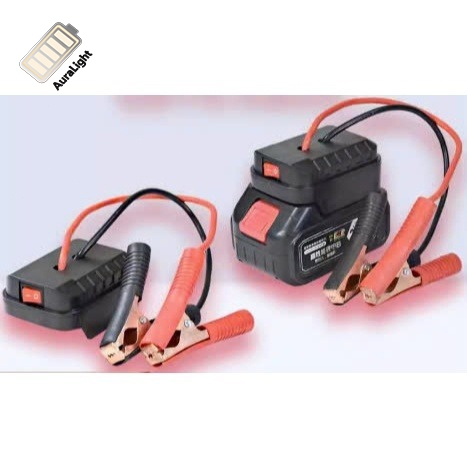 Kích bình ắc quy oto , xe máy 18v chuyển đổi điện từ chân pin phổ thông makita 4cm