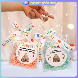  combo 10【BÁN CHẠY Túi PVC Trong Suốt & Mờ - Combo Túi Quà Nhỏ + Túi Xách Tay | Chống Rách Phù Hợp Tiệc Sinh Nhật & Đám 