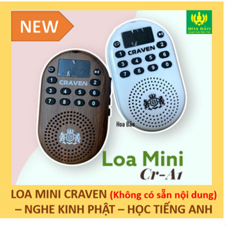 ✅Mới về✅ Loa MINI Craven A1 - Loa gắn thẻ Tụng Kinh, Học Tiếng Anh rất tiện lợi, Loa mini tắm ngôn ngữ trẻ em
