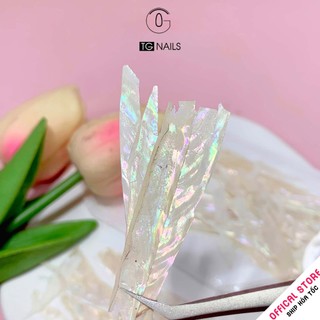 Xà cừ trắng trang trí móng