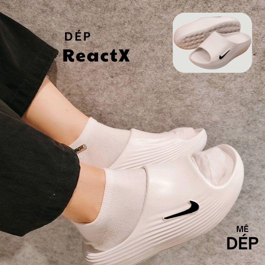 Dép NK ReactX Rejuven8 Slide Siêu Êm Clever Medep.SG