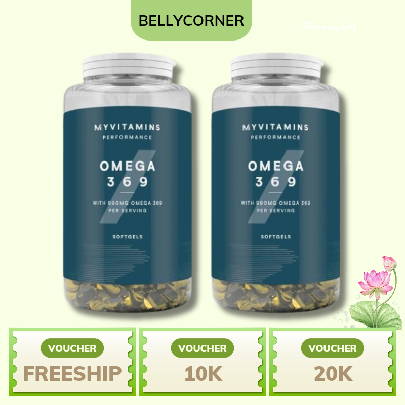 Viên uống Omega 369 Myvitamins hộp 120 viên/ DHC